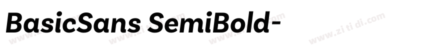 BasicSans SemiBold字体转换 BasicSans SemiBold字体转换